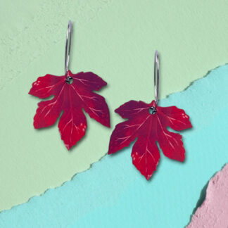 Hoja de arce fucsia