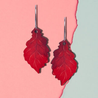 Hoja de avellano fucsia