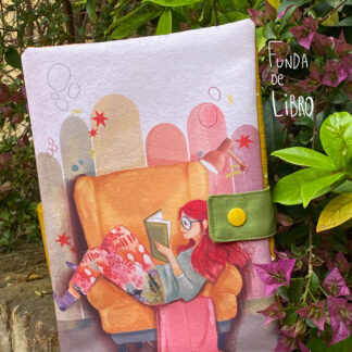 FUNDA LIBRO AMARILLA