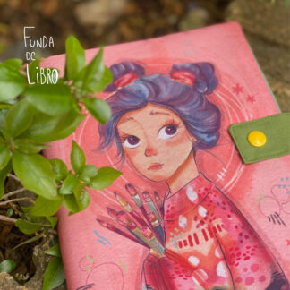 FUNDA LIBRO ROSA