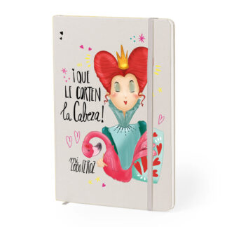 C11B CUADERNO REINA DE CORAZONES (BLANCO)