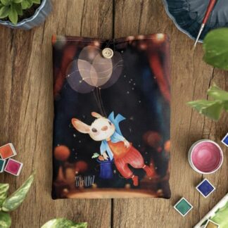 FUNDA DE LIBRO CONEJO