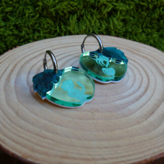 PENDIENTES MANZANA MENTA