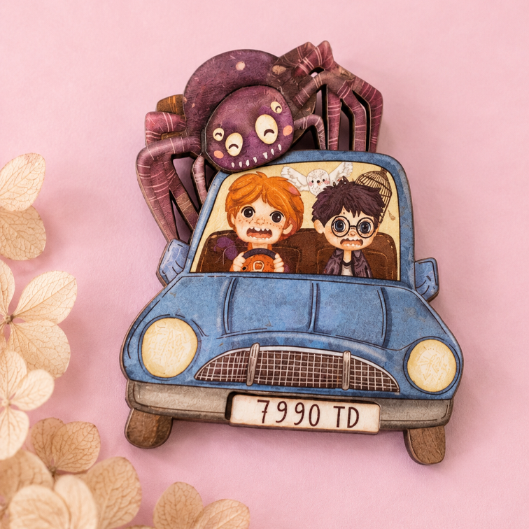 HARRY Y RON EN EL FORD ANGLIA